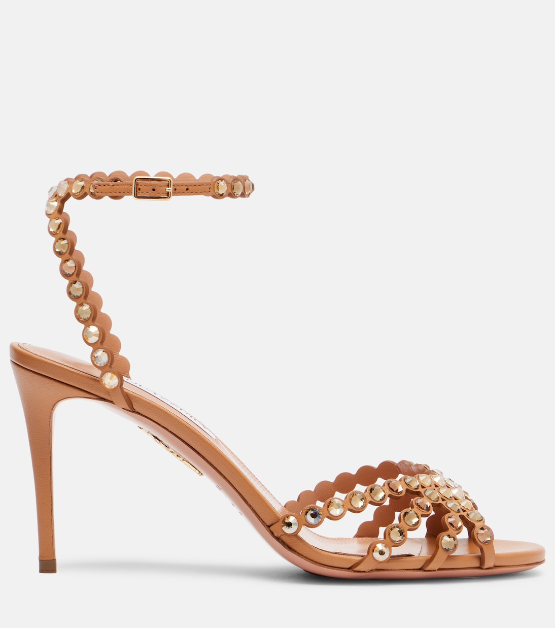 Sandalen Tequila aus Metallic-Leder | Aquazzura