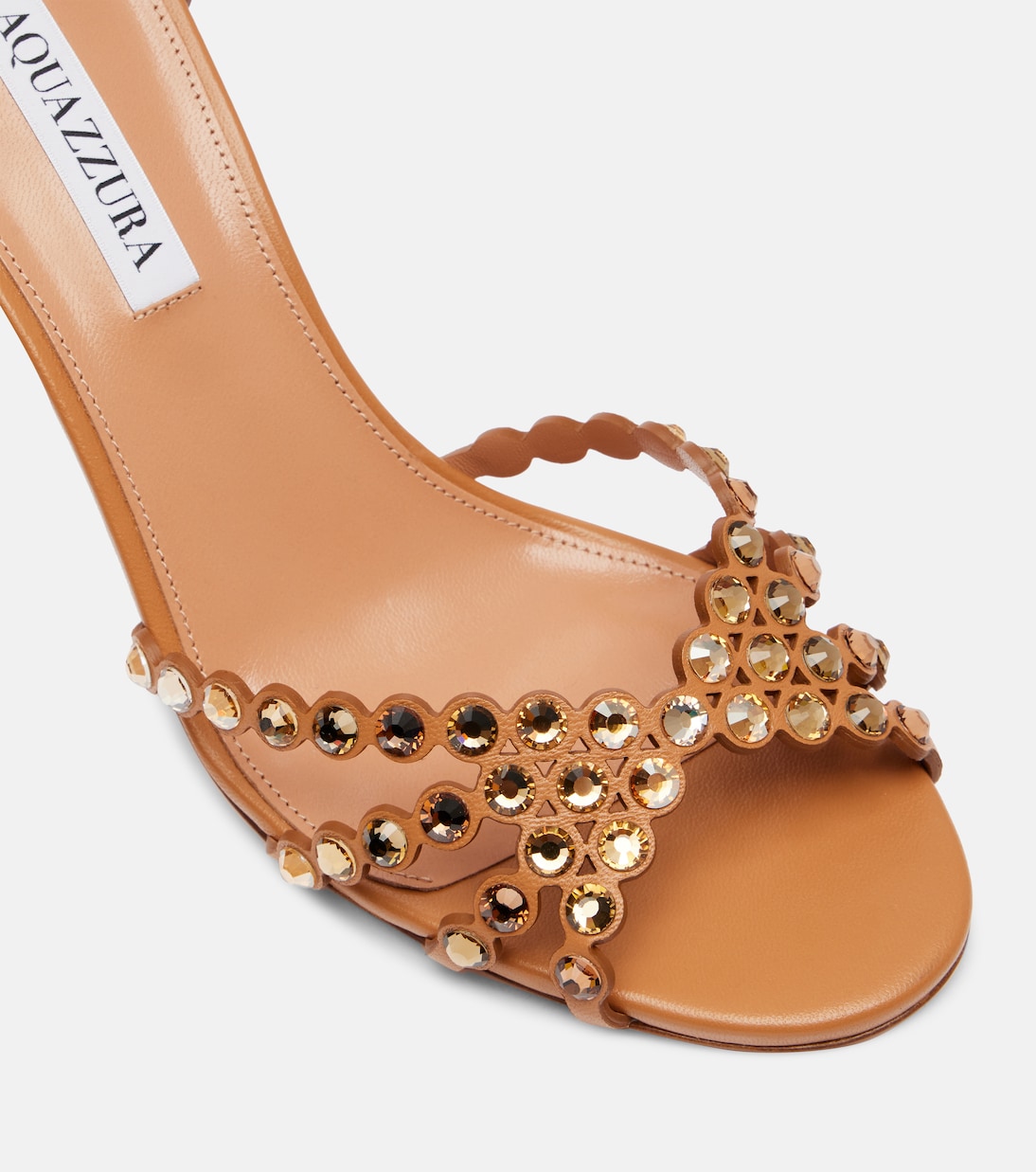 Sandalen Tequila aus Metallic-Leder | Aquazzura