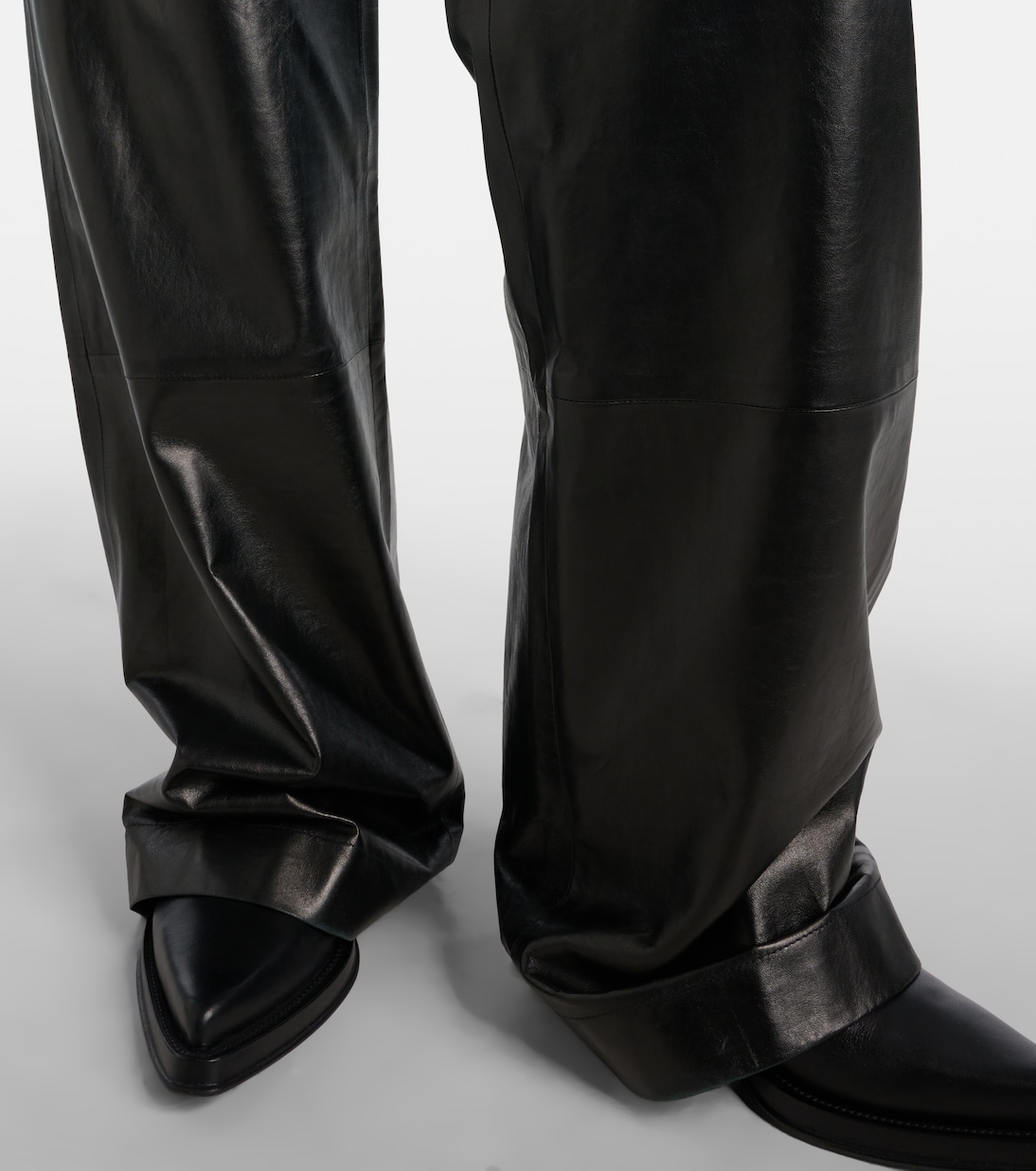 White Label Magnus leather wide-leg pants | Proenza Schouler