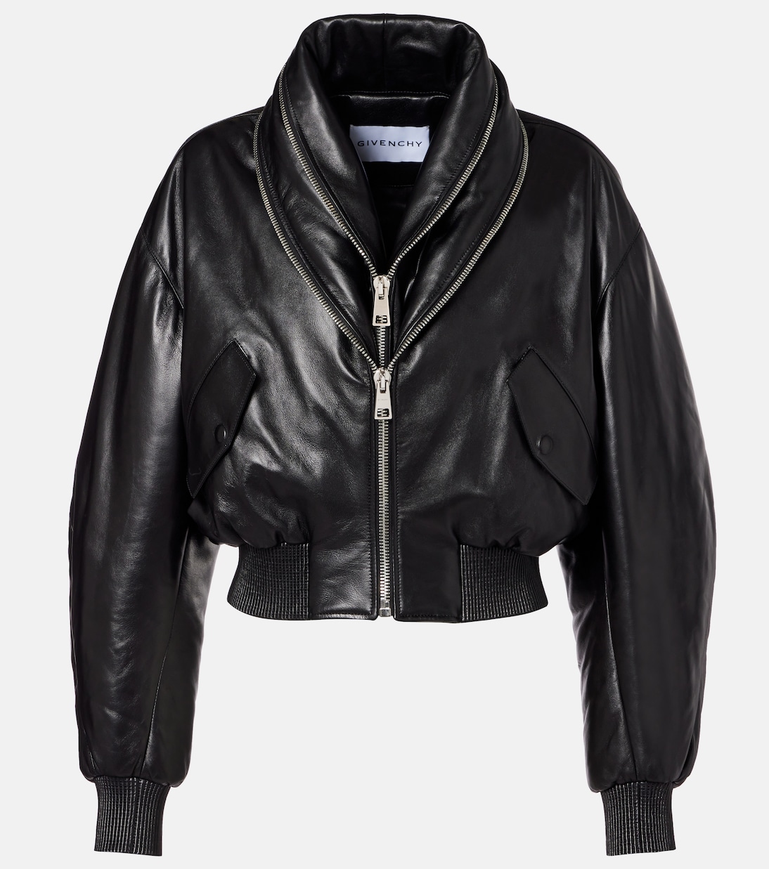 Leather bomber jacket | Givenchy