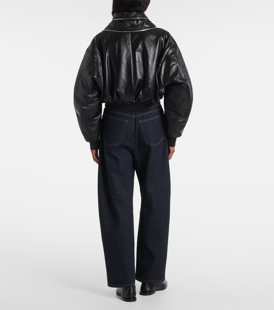 Leather bomber jacket | Givenchy