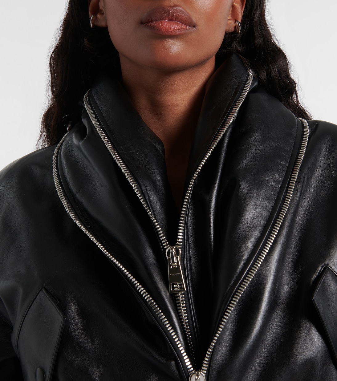 Leather bomber jacket | Givenchy