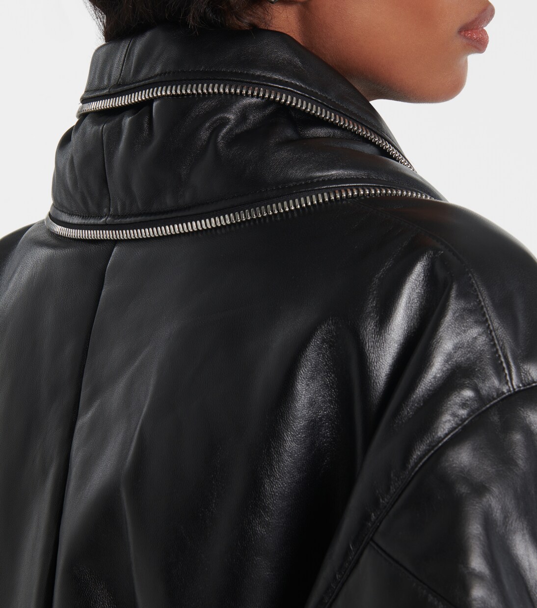 Leather bomber jacket | Givenchy
