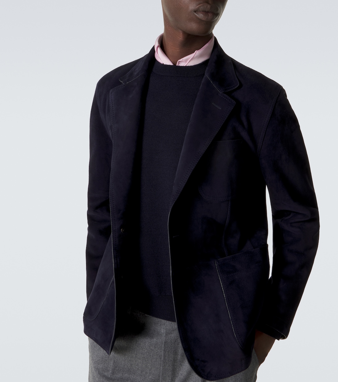 Suede blazer | Ralph Lauren Purple Label