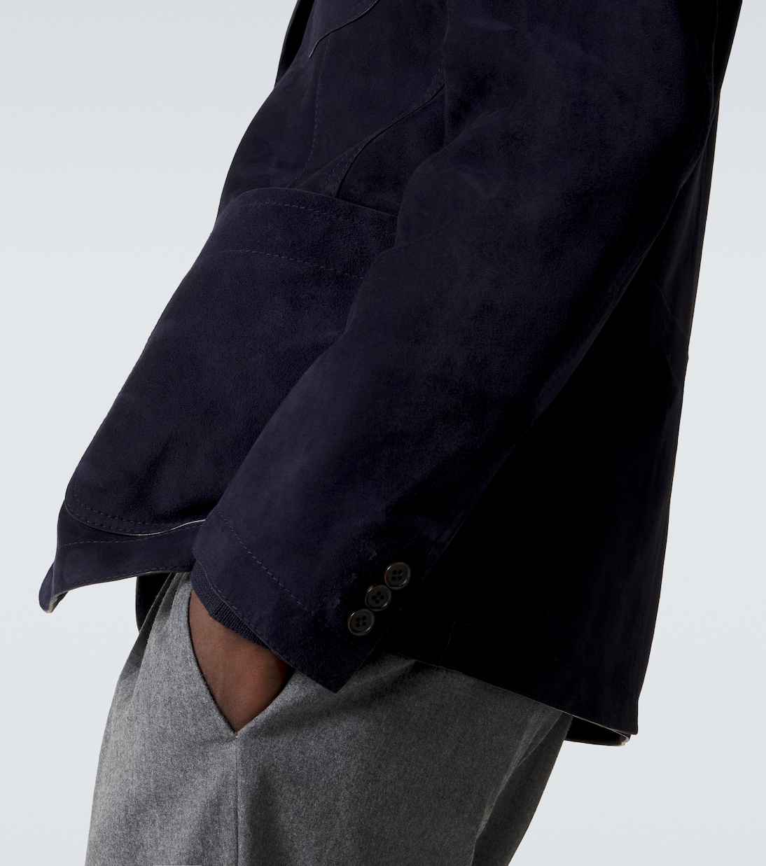 Suede blazer | Ralph Lauren Purple Label