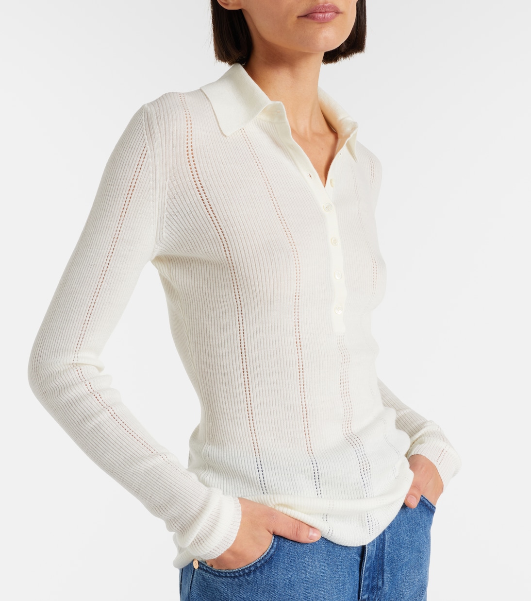 Sophia wool polo sweater | Gabriela Hearst