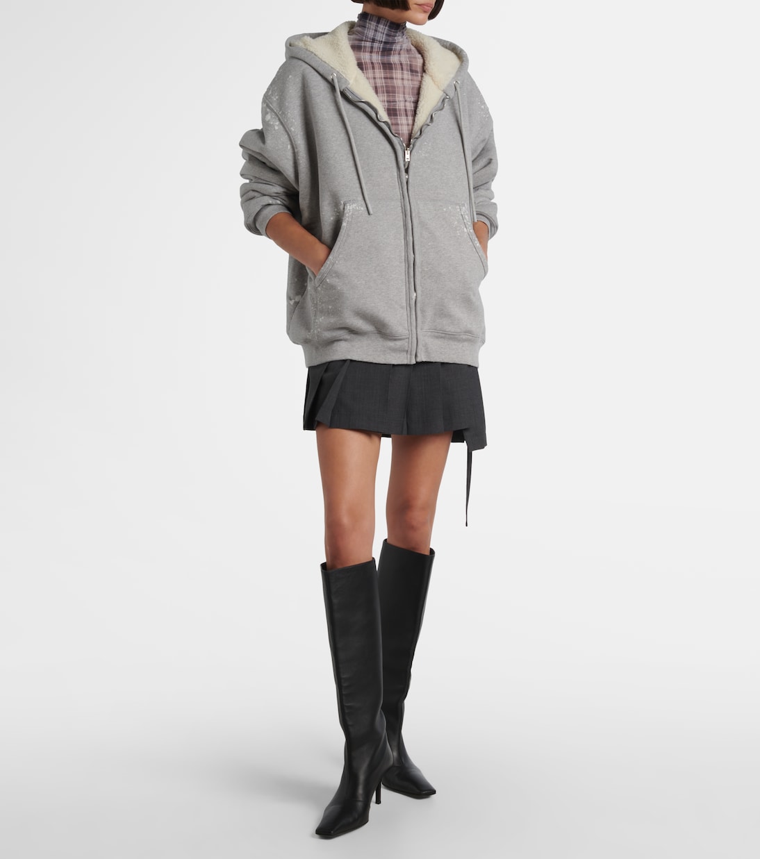 Kapuzenjacke mit Reißverschluss | Acne Studios