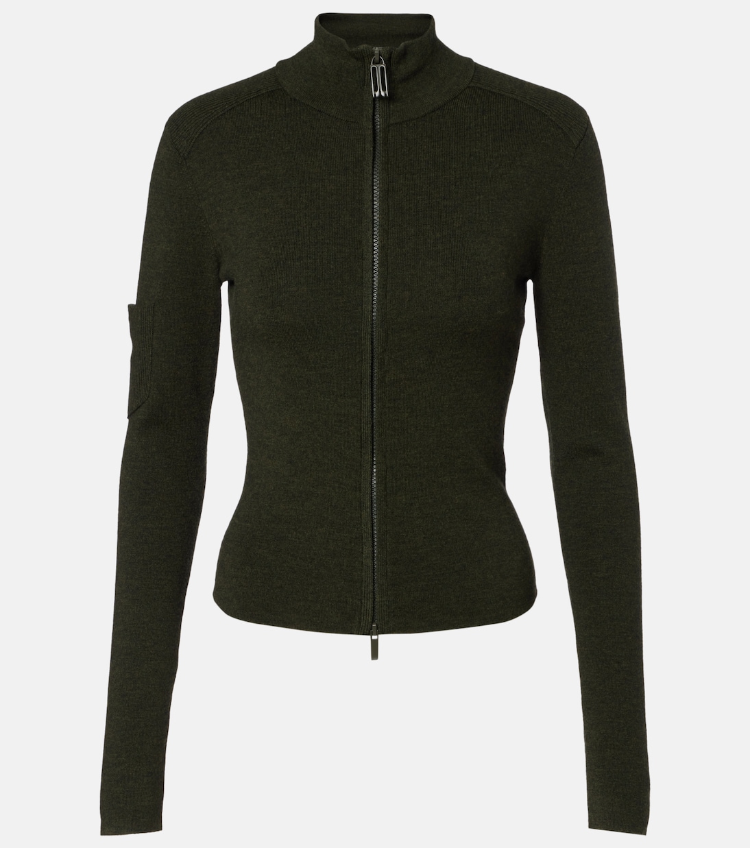 Wool-blend zip-up sweater | Victoria Beckham