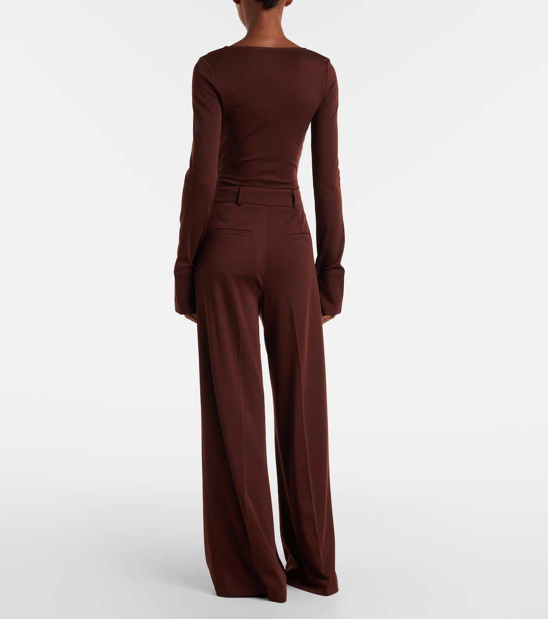 High-Rise-Hose Natale aus Wolle  | Max Mara