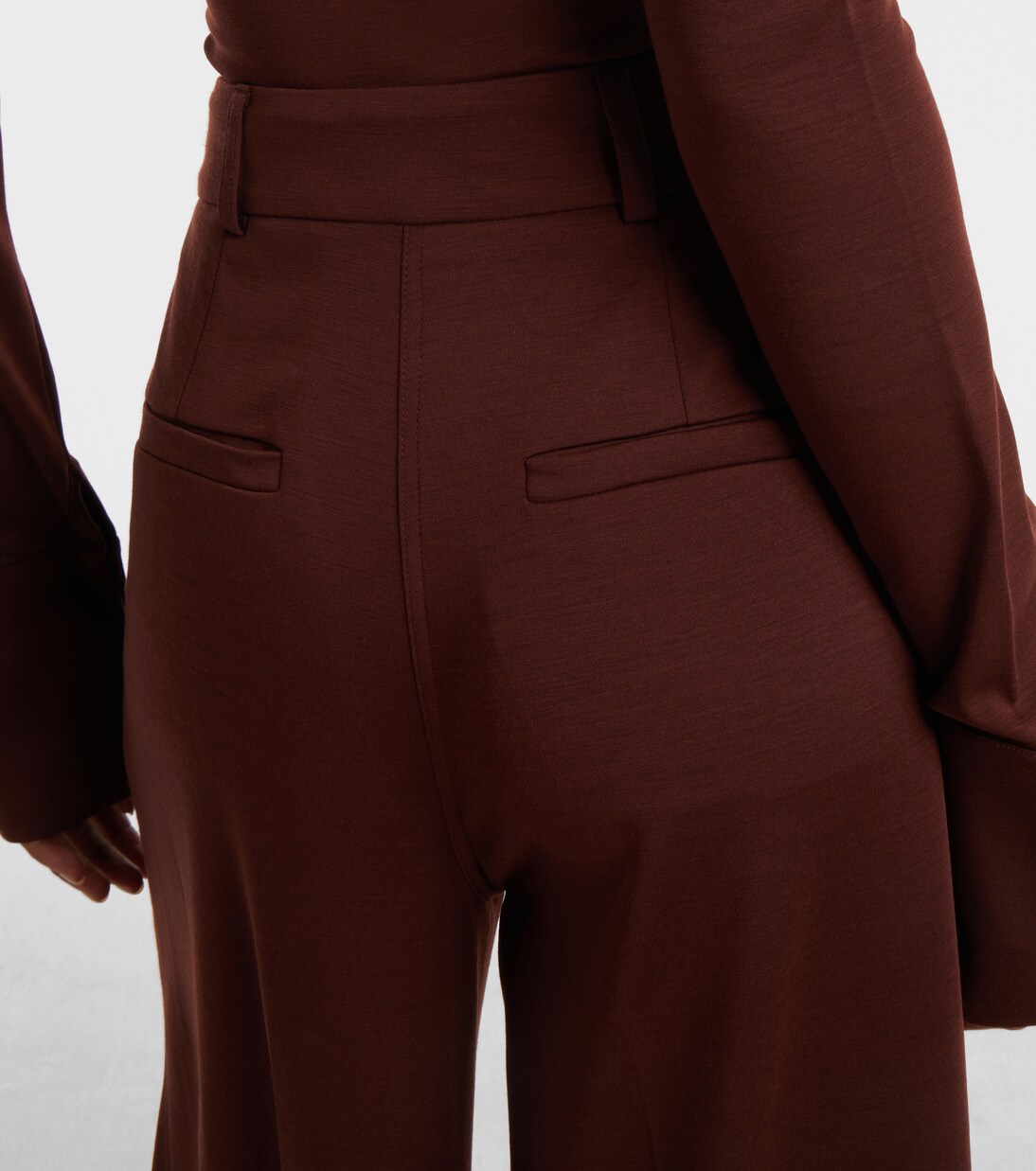 High-Rise-Hose Natale aus Wolle  | Max Mara