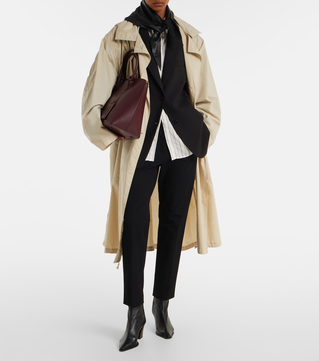 Francoise 70 leather ankle boots | Aquazzura