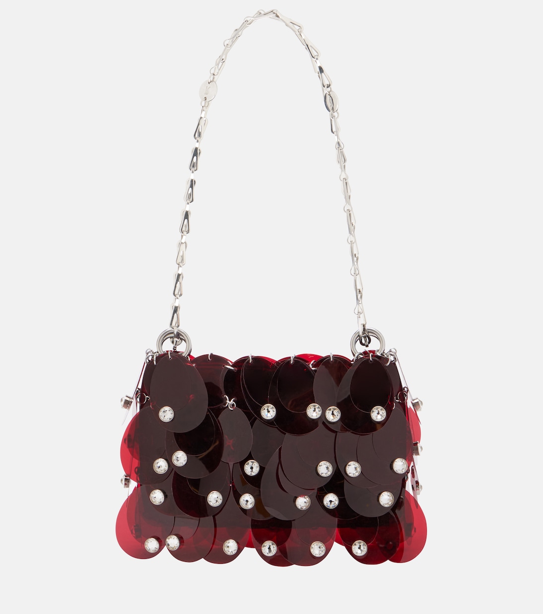 Sparkle Nano embellished shoulder bag | Rabanne