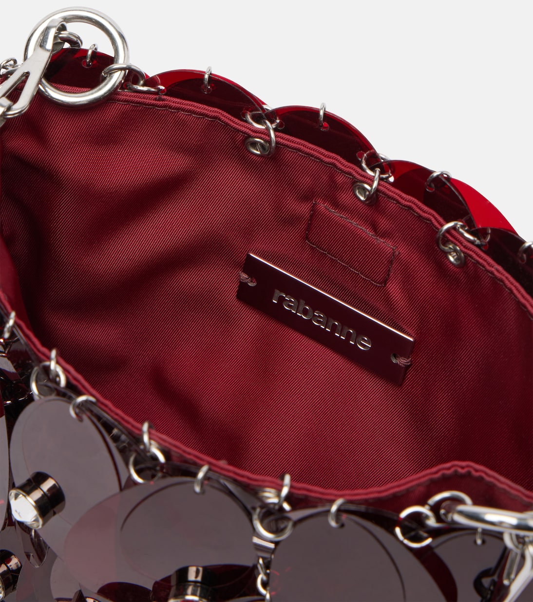 Sparkle Nano embellished shoulder bag | Rabanne