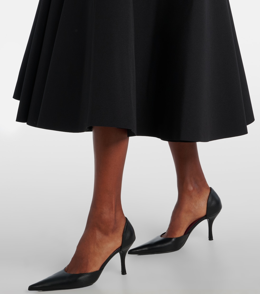 Ada strapless crêpe midi dress | Solace London