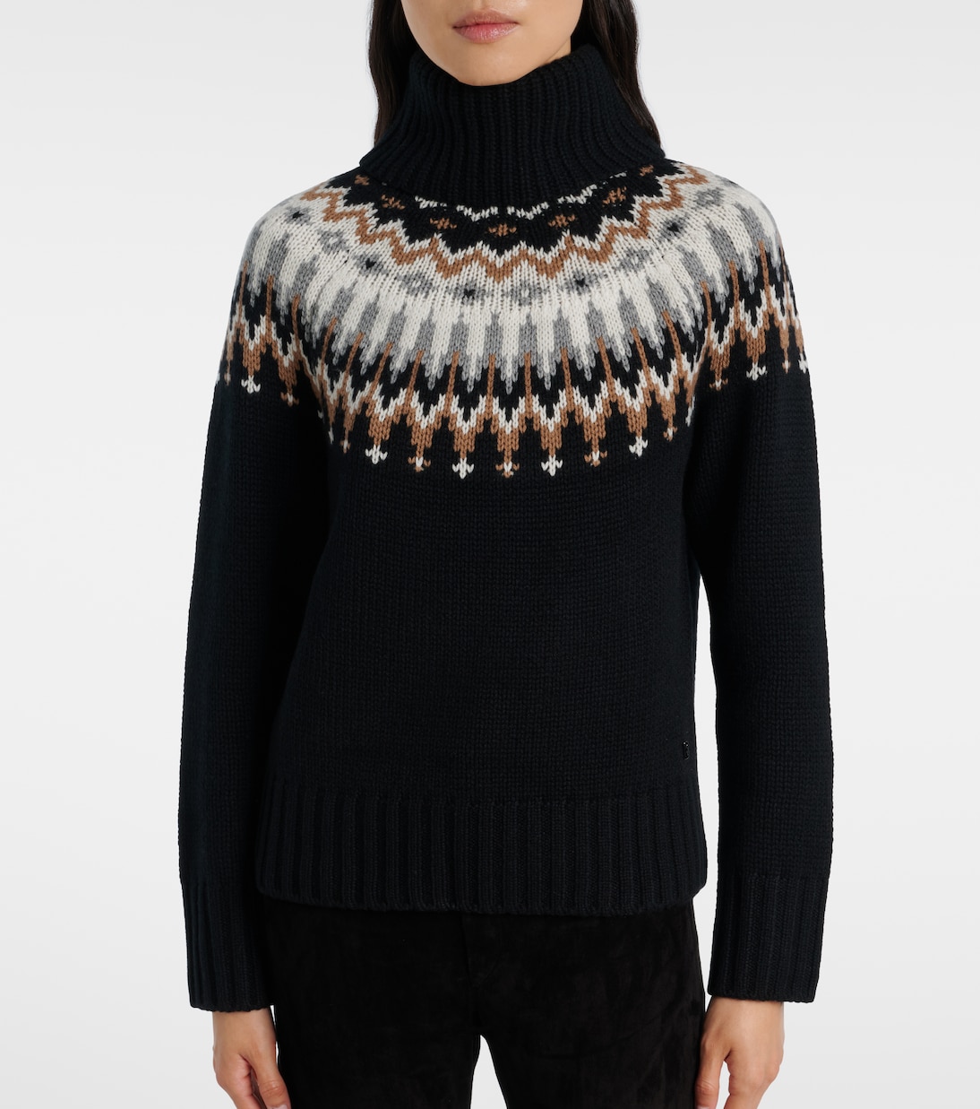 Pull Ingrid en jacquard de cachemire | Bogner