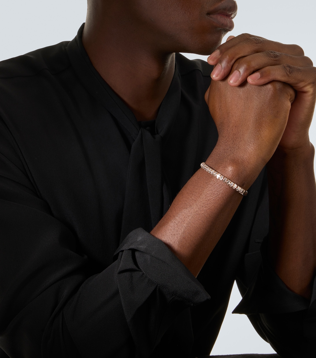 Bracciale in oro rosa 18kt con diamanti | Shay Jewelry