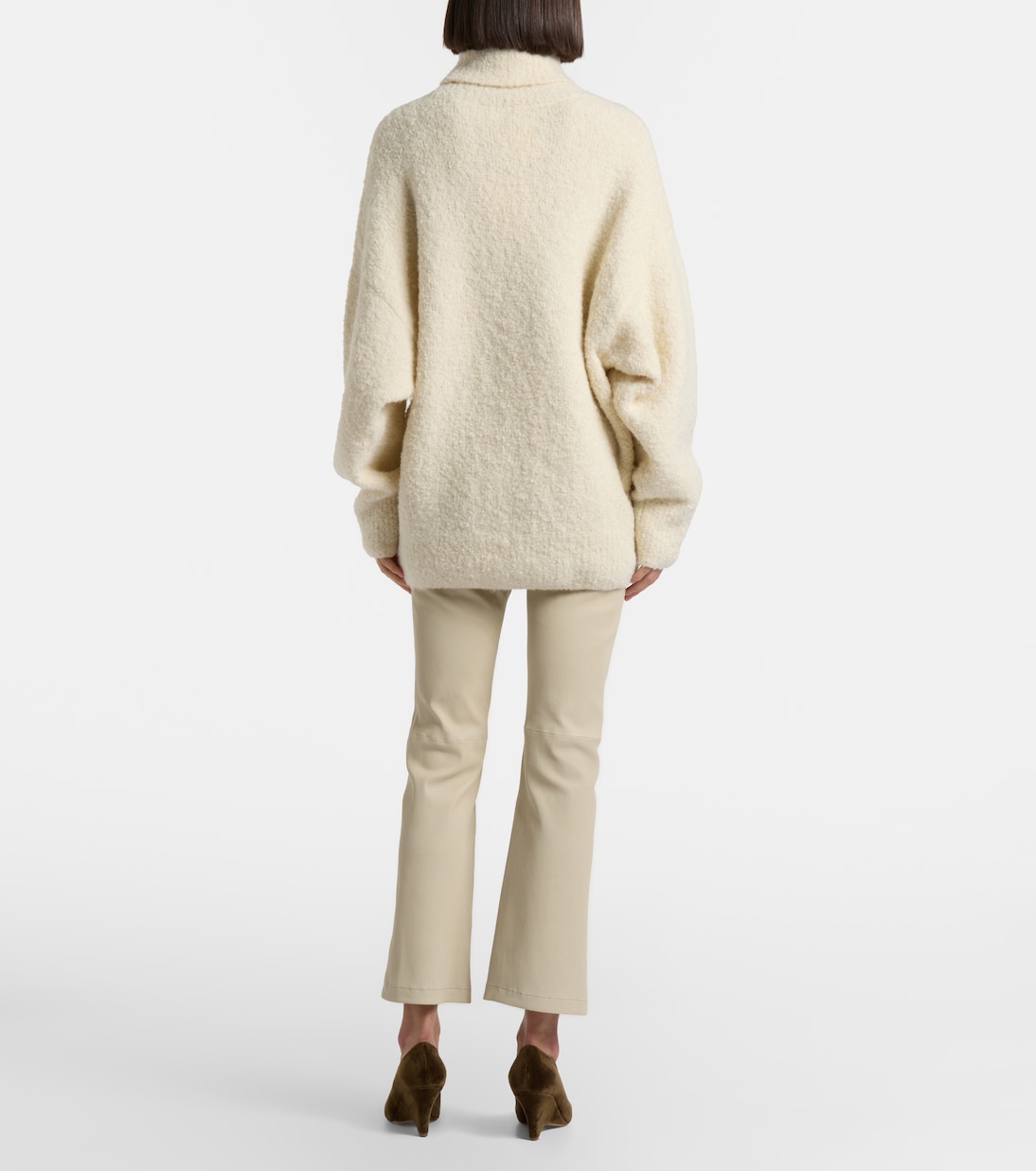 Pantalon bootcut en cuir | Joseph