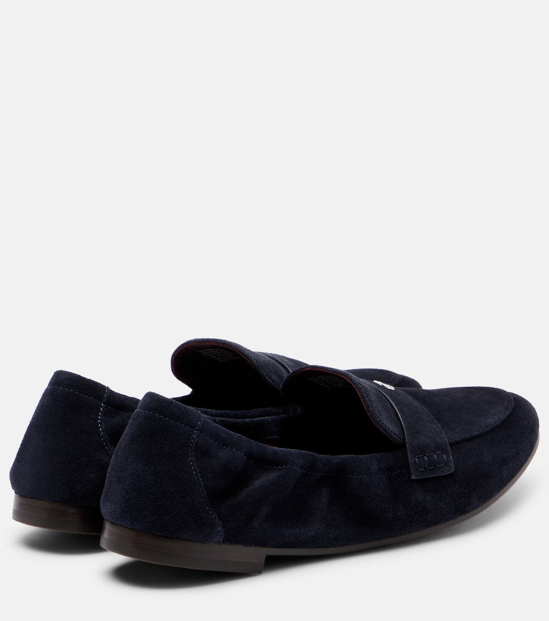 Mocassins en daim à logo | Tory Burch