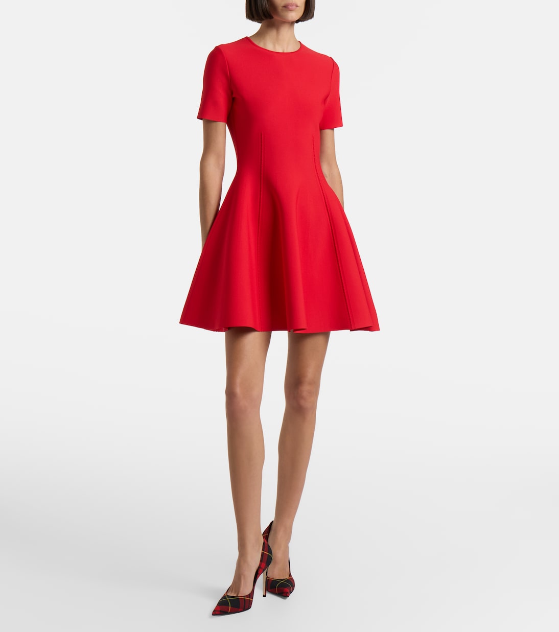 Minikleid aus Faille | McQueen