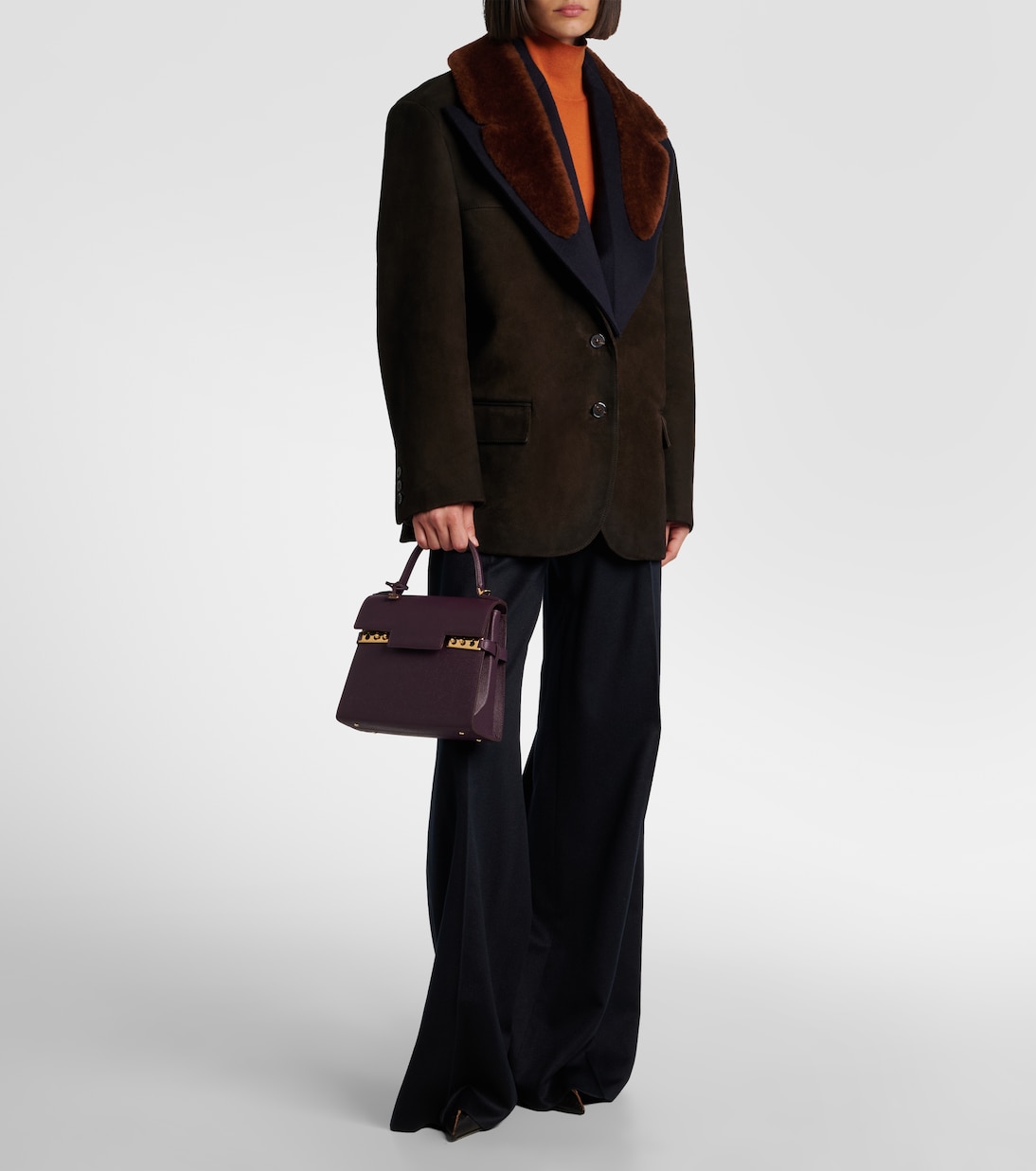 Tote Bag Tempête Medium aus Leder | Delvaux