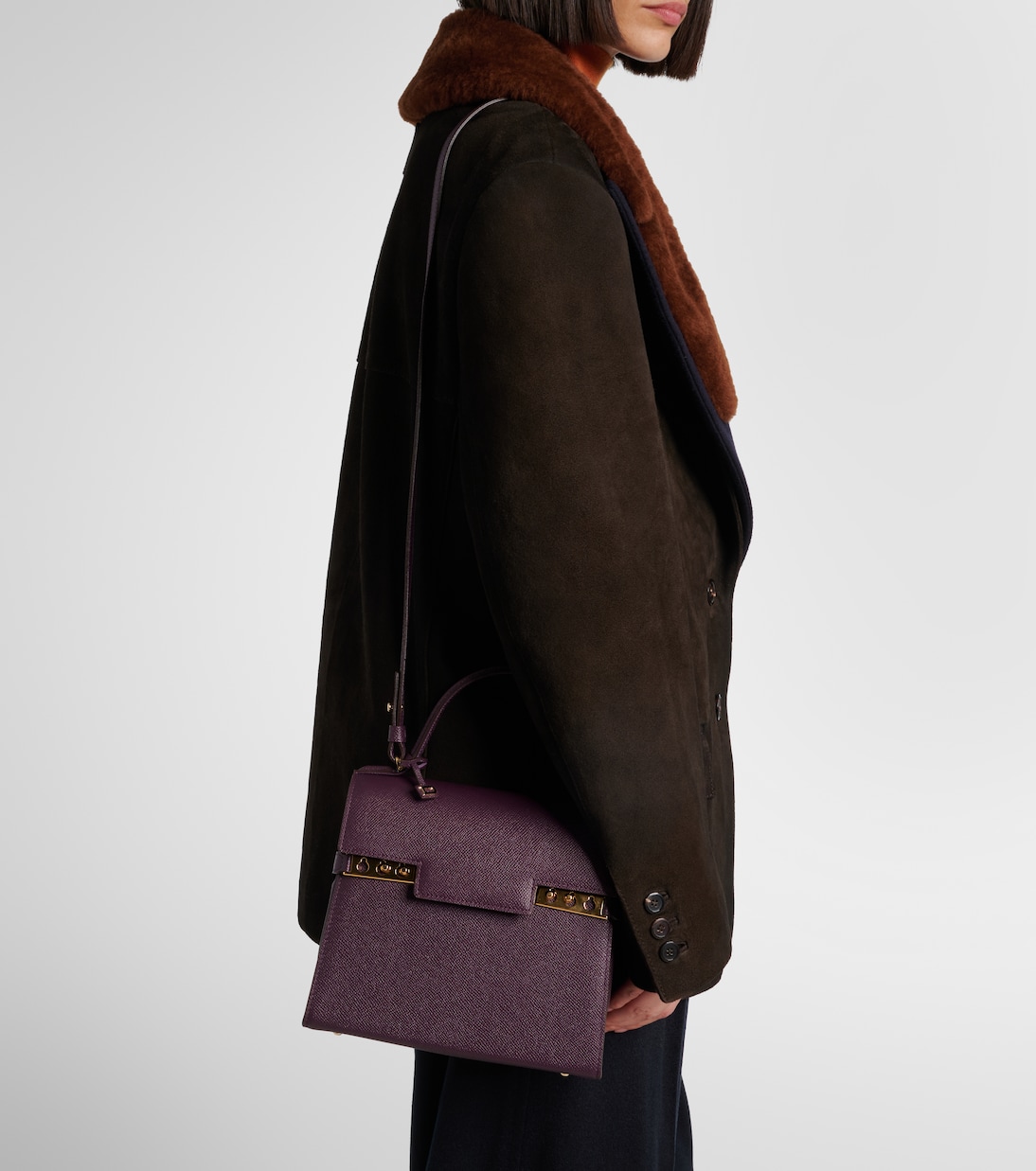 Tote Bag Tempête Medium aus Leder | Delvaux