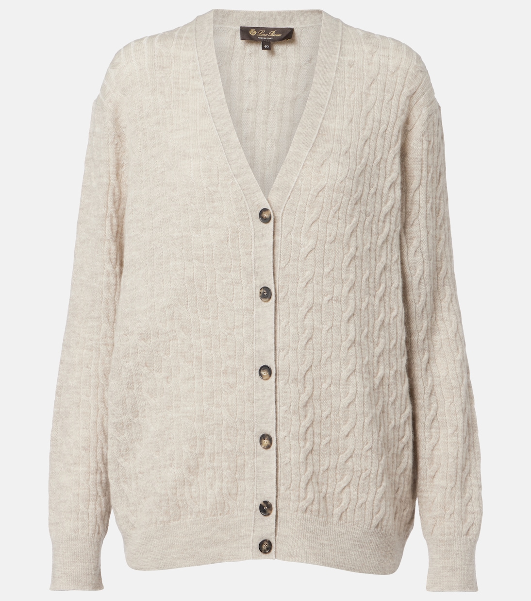 Cardigan Walnut aus Wolle, Kaschmir und Seide | Loro Piana