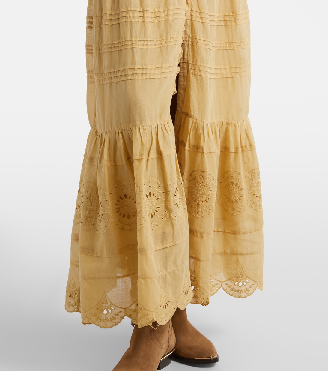 Paoline tiered cotton maxi skirt | Marant Etoile