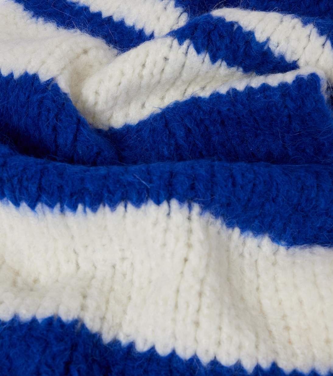 Striped alpaca-blend scarf | JW Anderson