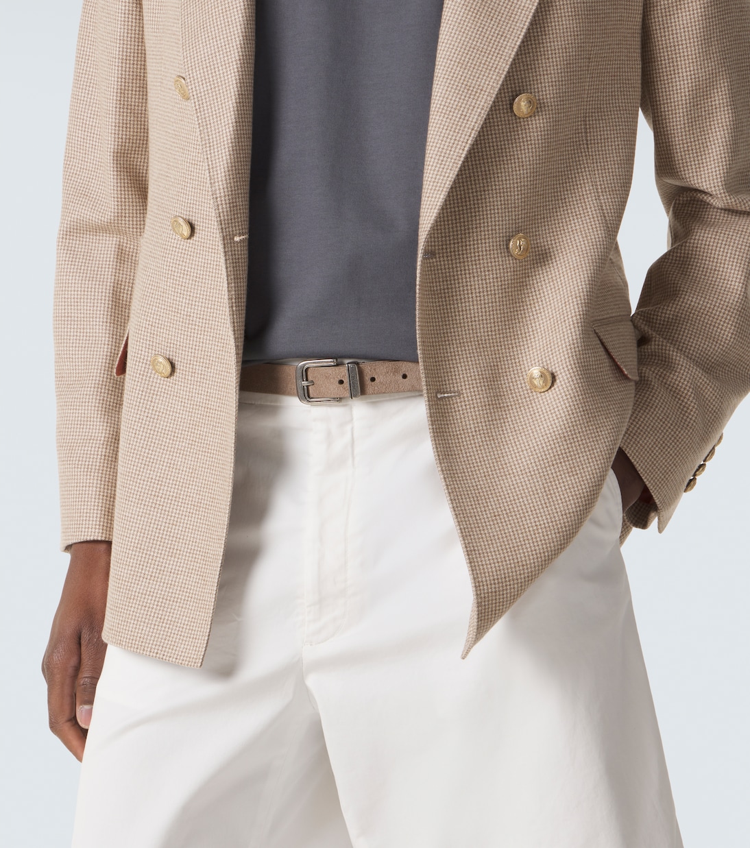 Gürtel aus Veloursleder | Brunello Cucinelli