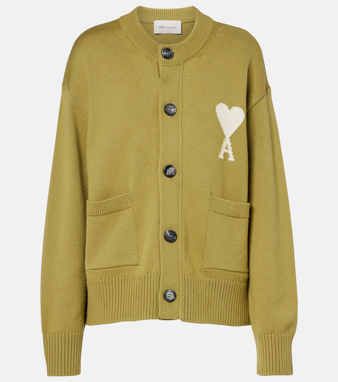 Cardigan Ami de Cœur aus Wolle und Baumwolle | Ami Paris