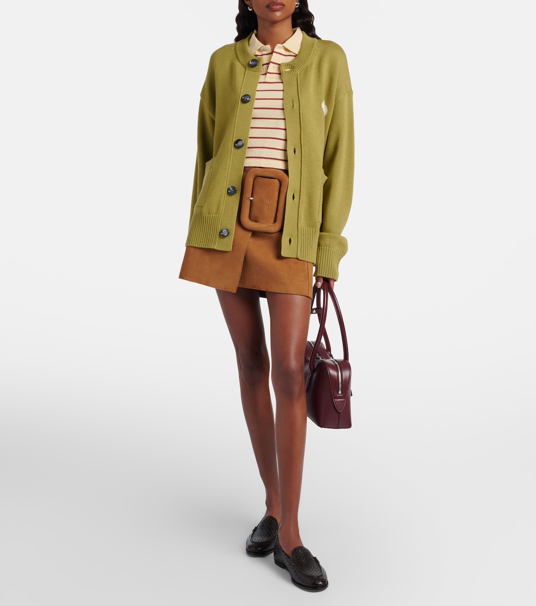 Cardigan Ami de Cœur aus Wolle und Baumwolle | Ami Paris