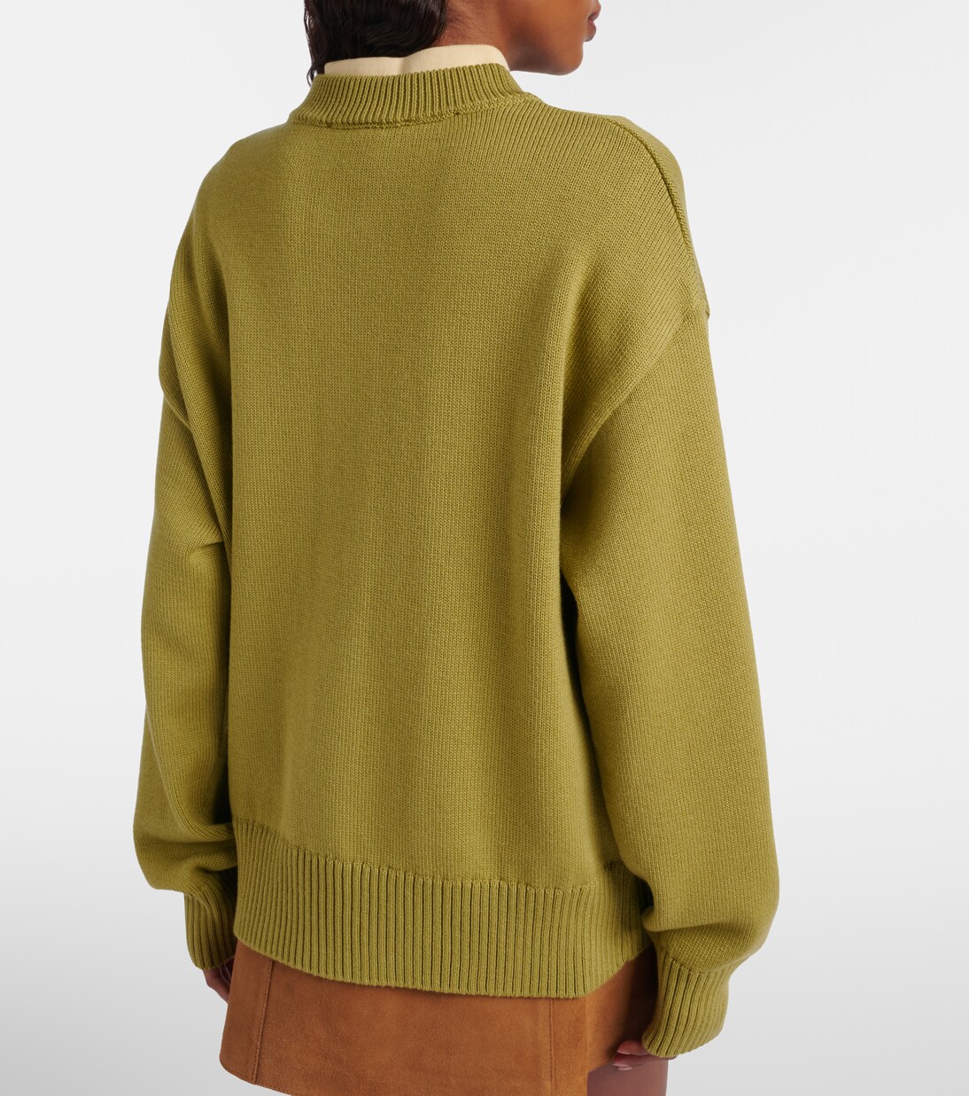 Cardigan Ami de Cœur aus Wolle und Baumwolle | Ami Paris