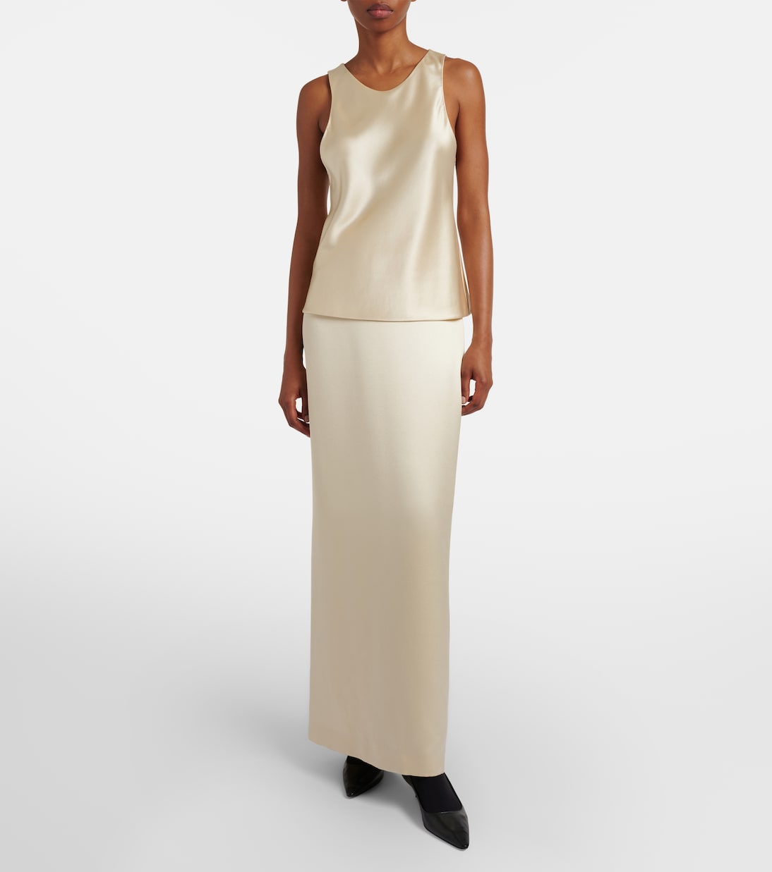 Silk satin maxi skirt | The Row