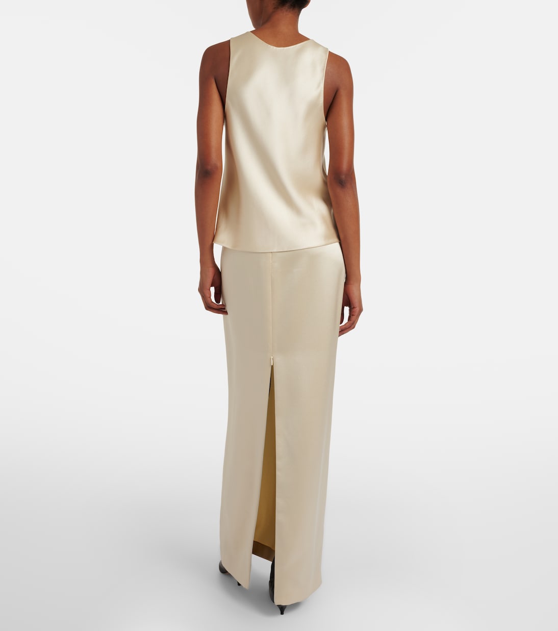 Silk satin maxi skirt | The Row