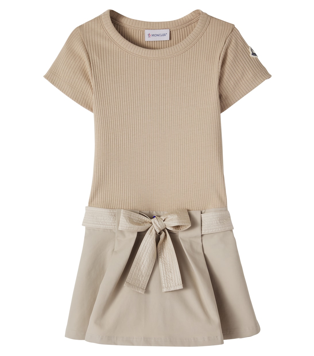 Abito in misto cotone a coste | Moncler Enfant