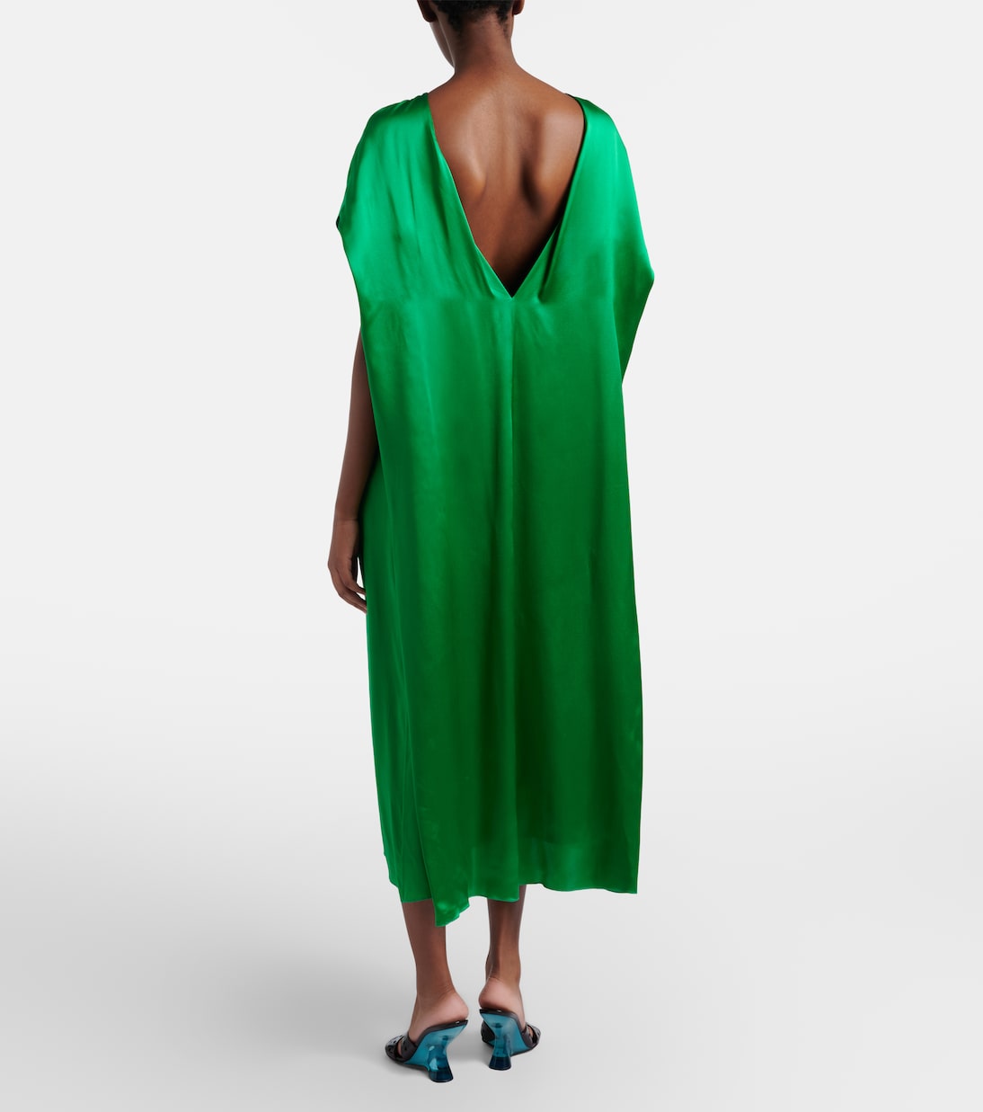 Midikleid aus Seidensatin | Dries Van Noten