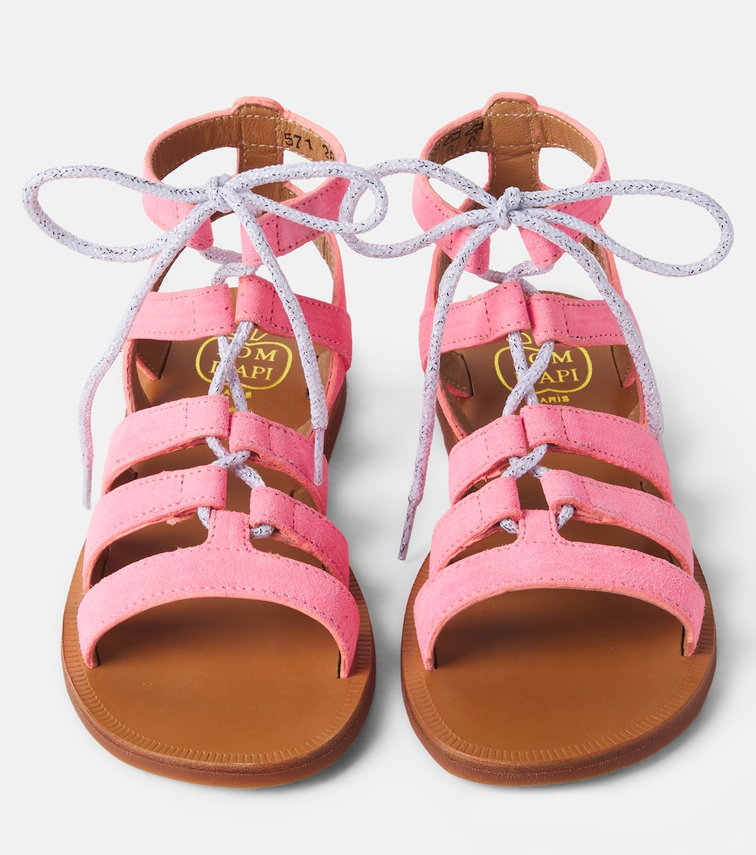 Sandalias Plagette Guily de piel | Pom d'Api