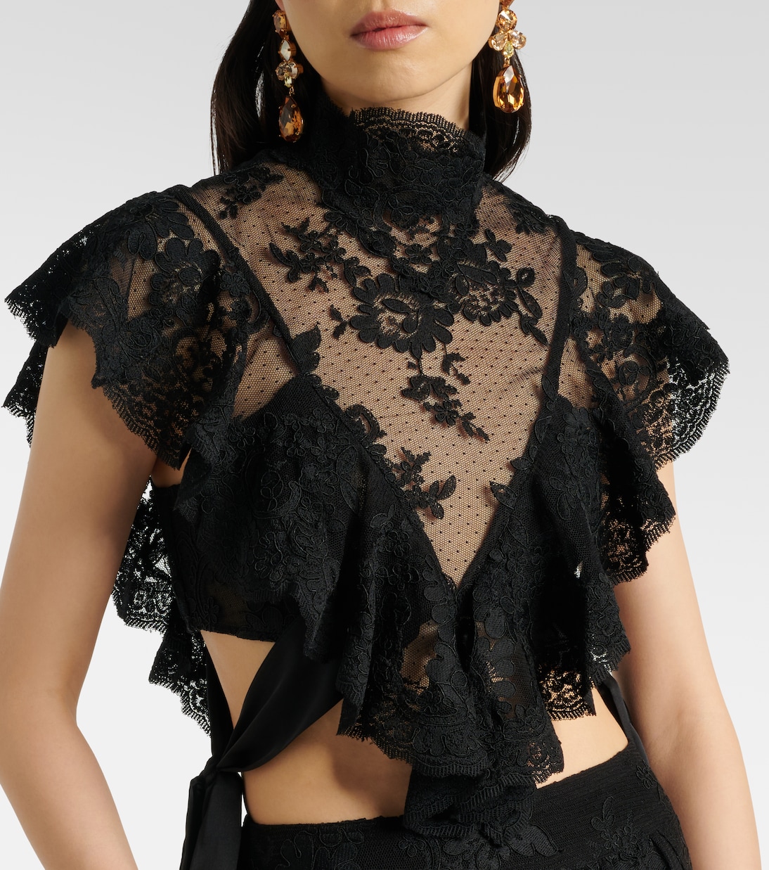 Cropped-Top Luna aus Spitze | Zimmermann