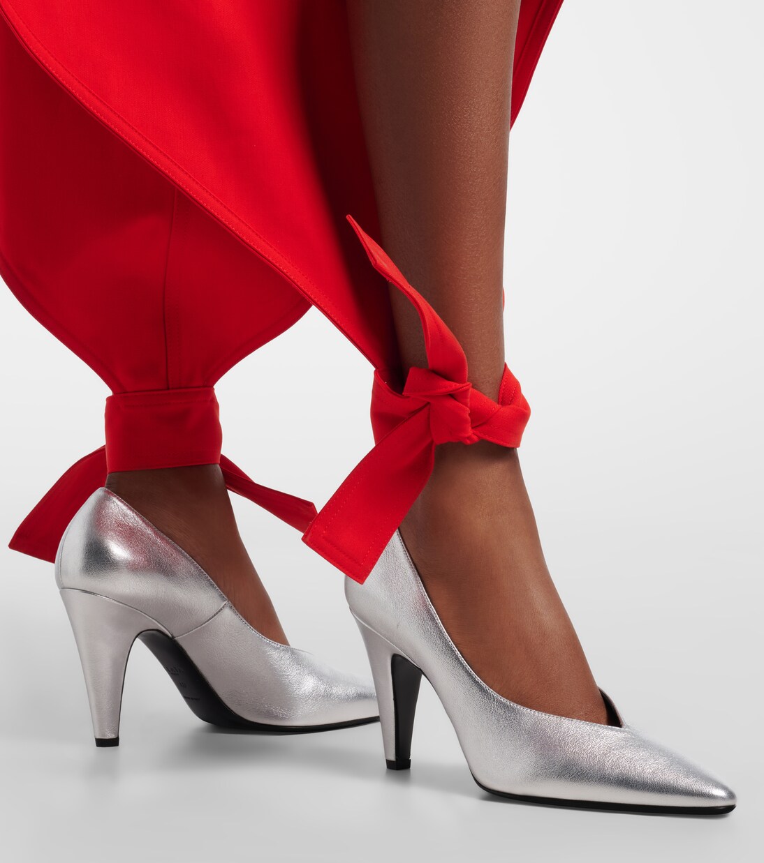 Metallic leather pumps | Alaïa