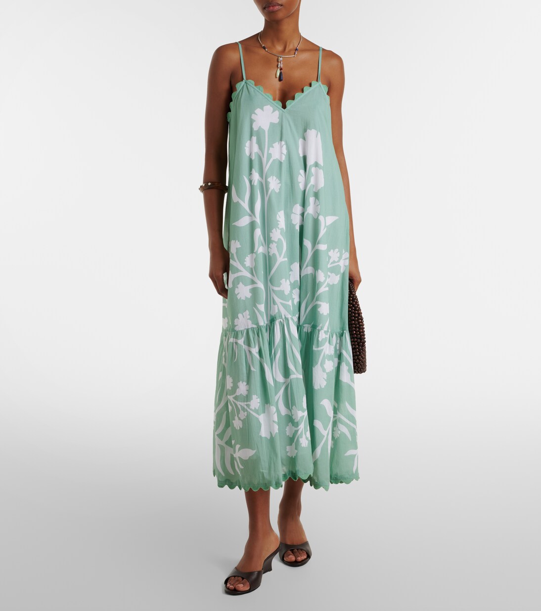 Midikleid aus Baumwolle | Juliet Dunn