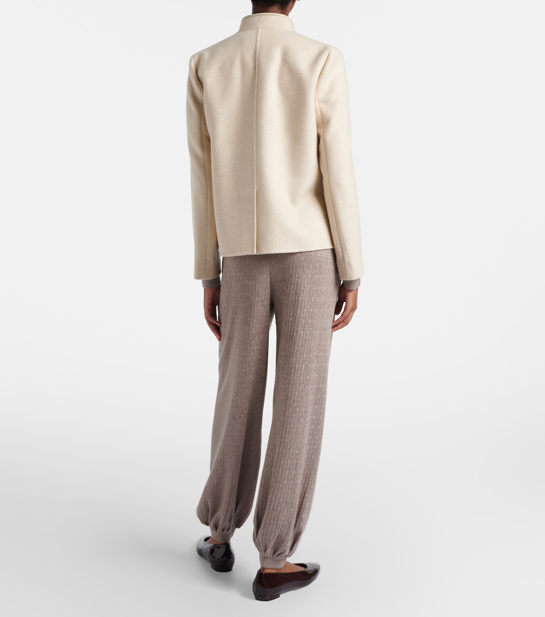 Pantaloni tapered in cashmere e seta | Loro Piana