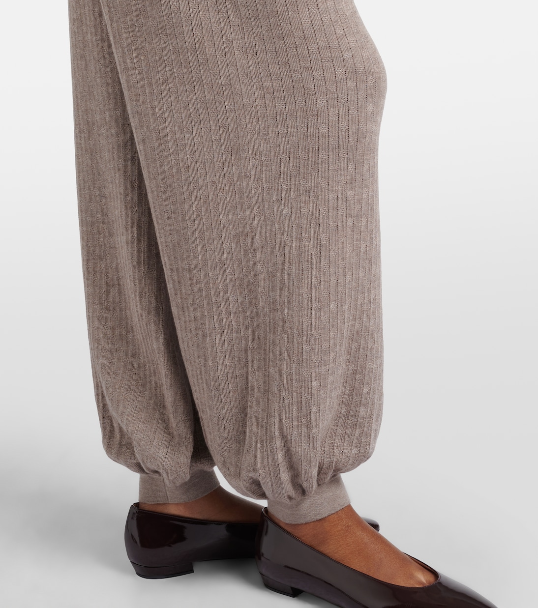 Pantaloni tapered in cashmere e seta | Loro Piana