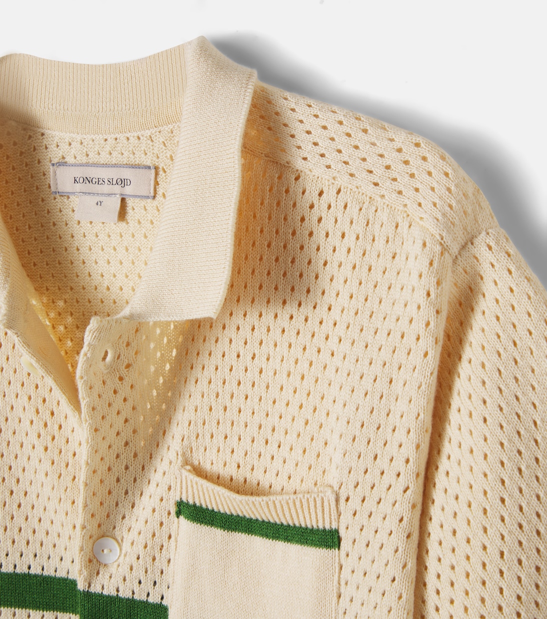 Hai knitted striped cotton shirt | Konges Sløjd