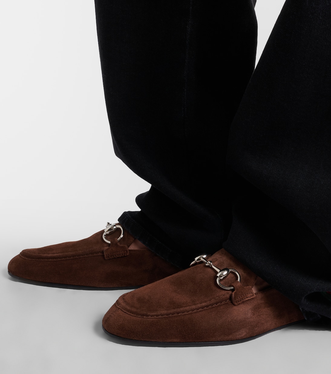 Jordaan Horsebit suede loafers | Gucci