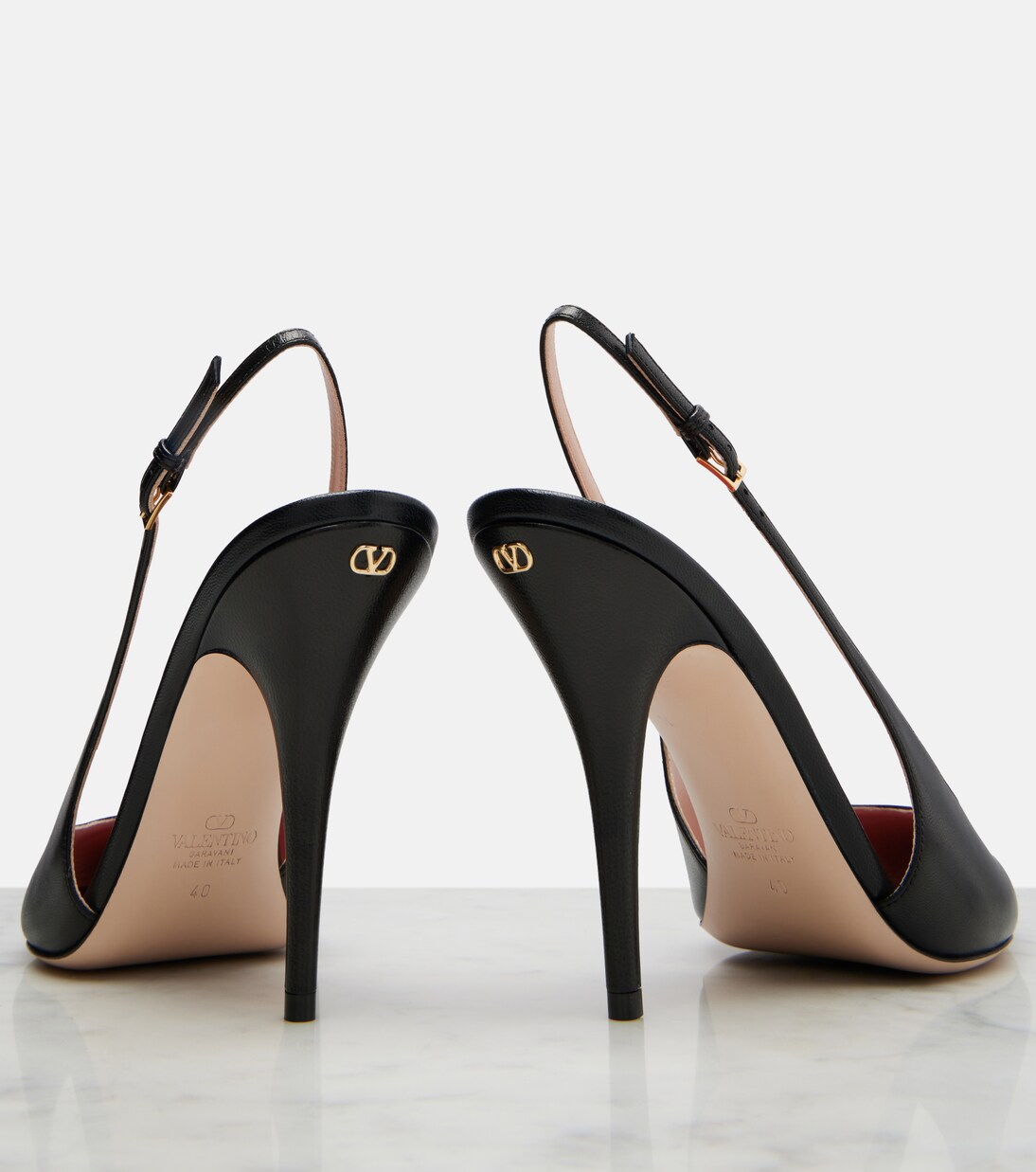 Cuttie leather slingback pumps | Valentino Garavani