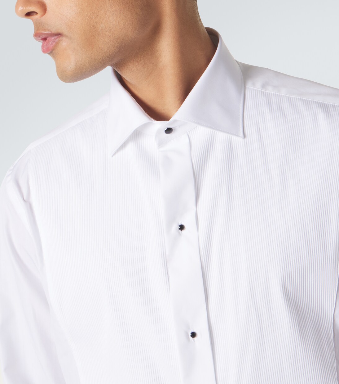 Cotton tuxedo shirt | Canali