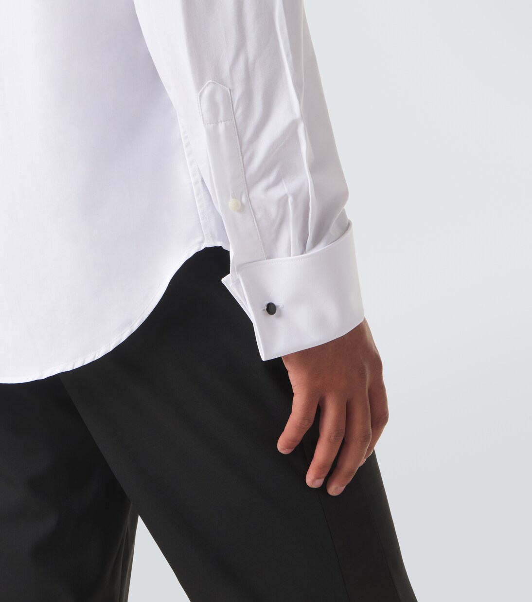 Cotton tuxedo shirt | Canali