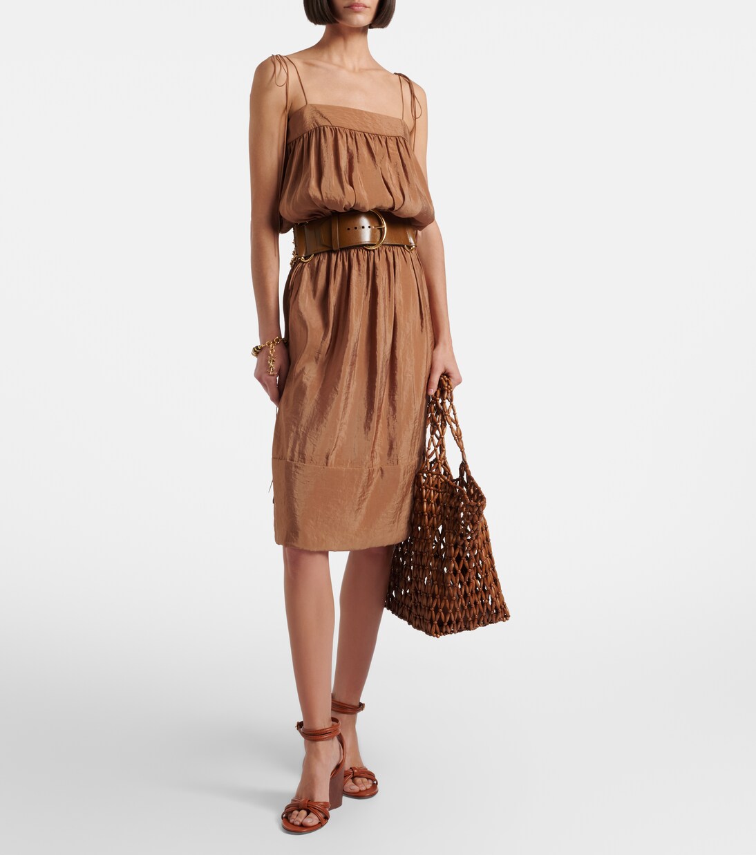 Leather wedge sandals | Gianvito Rossi