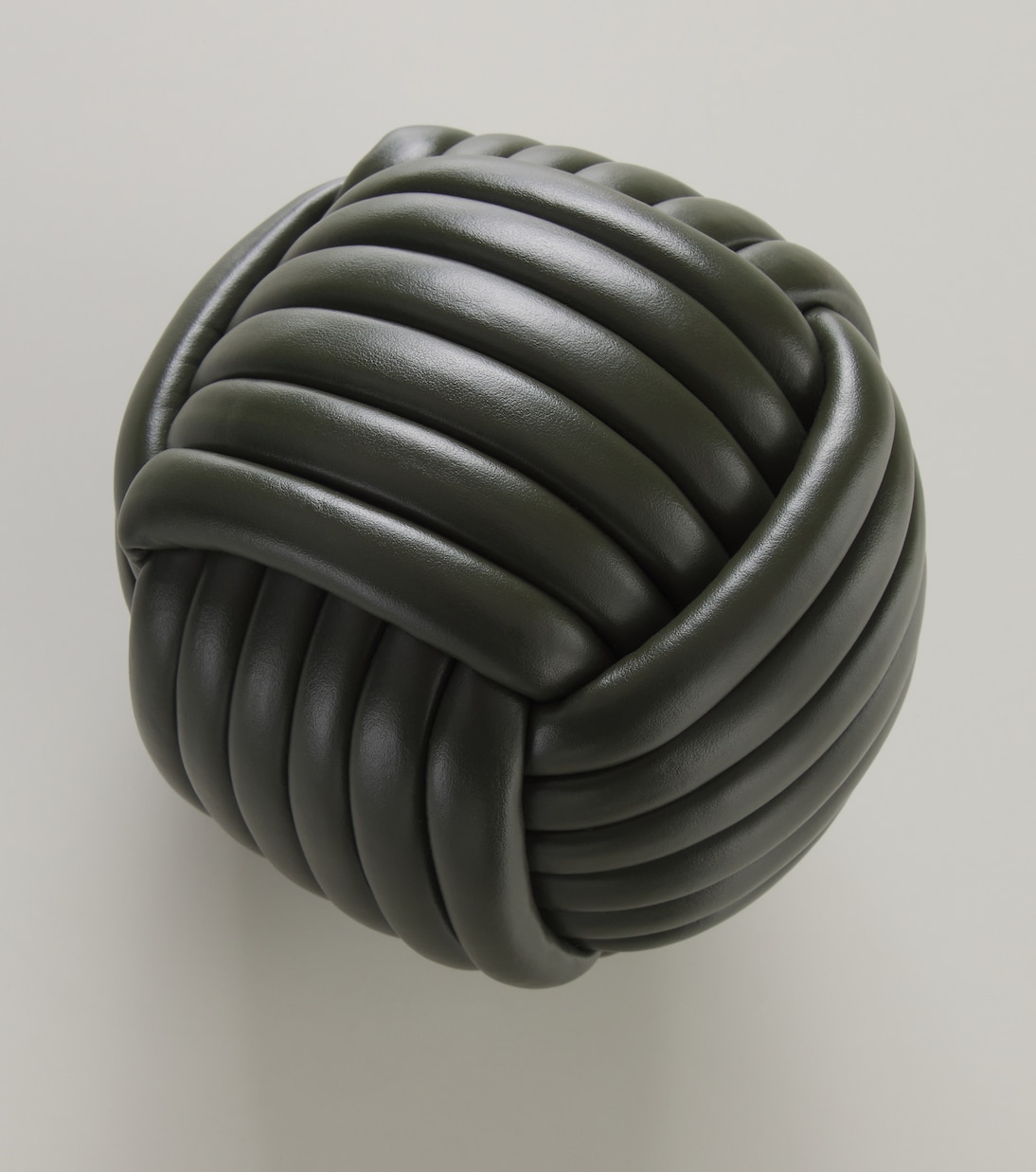 Nodo leather doorstop | Giobagnara