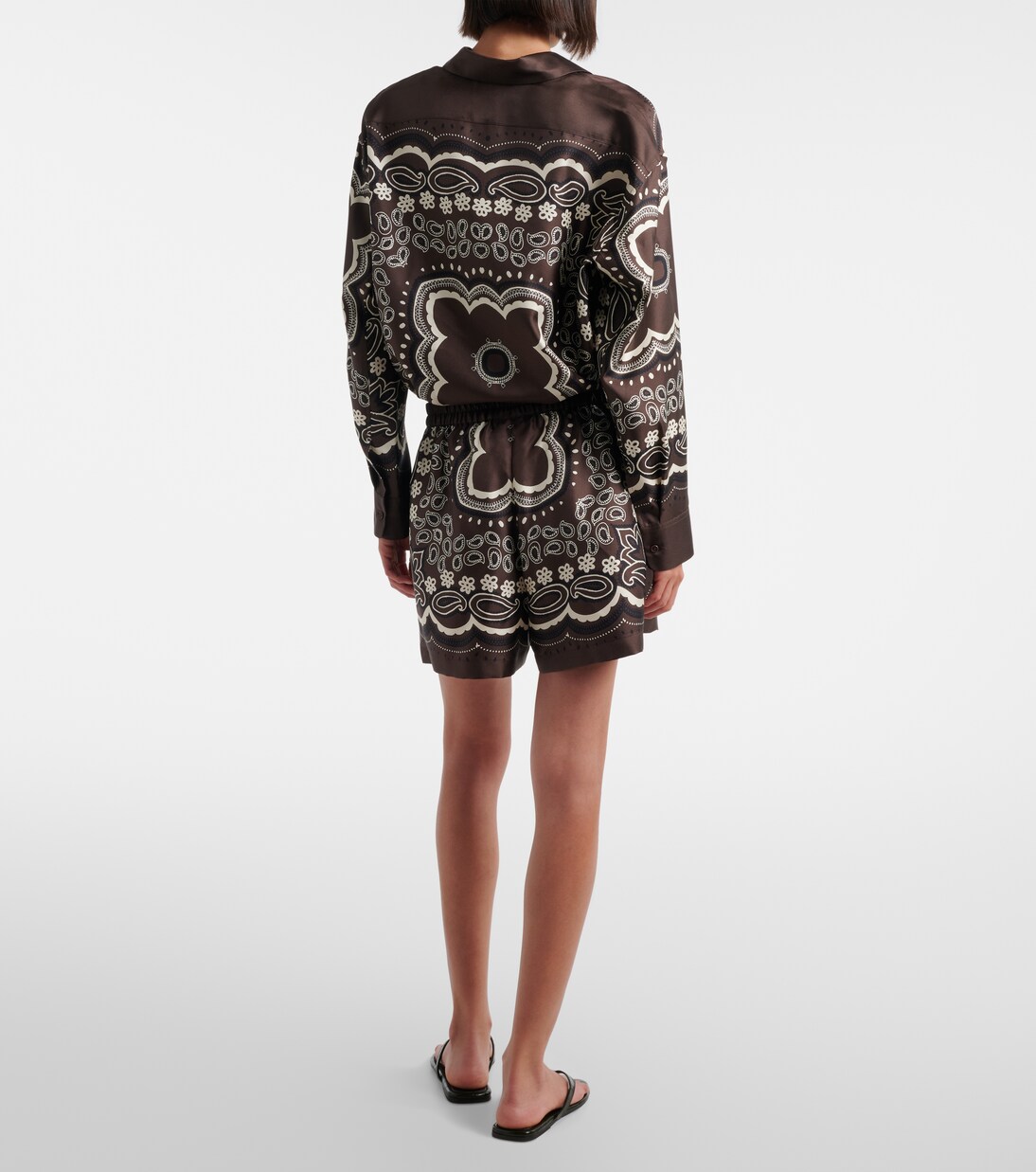 Shorts Frances aus Seiden-Twill | Nili Lotan